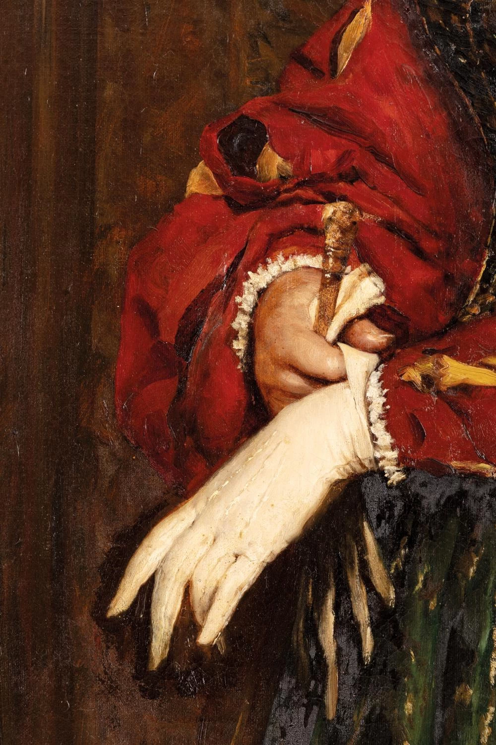 Ritratto di nobildonna veneziana - dettaglio